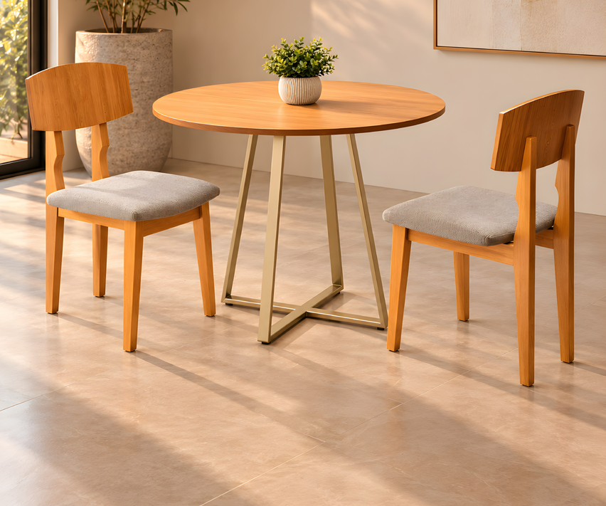 Mesa Ambar + Cadeira Essencial